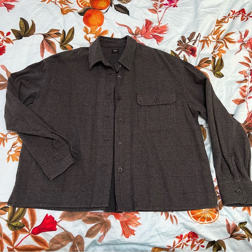 Uniqlo Grey Shacket - S